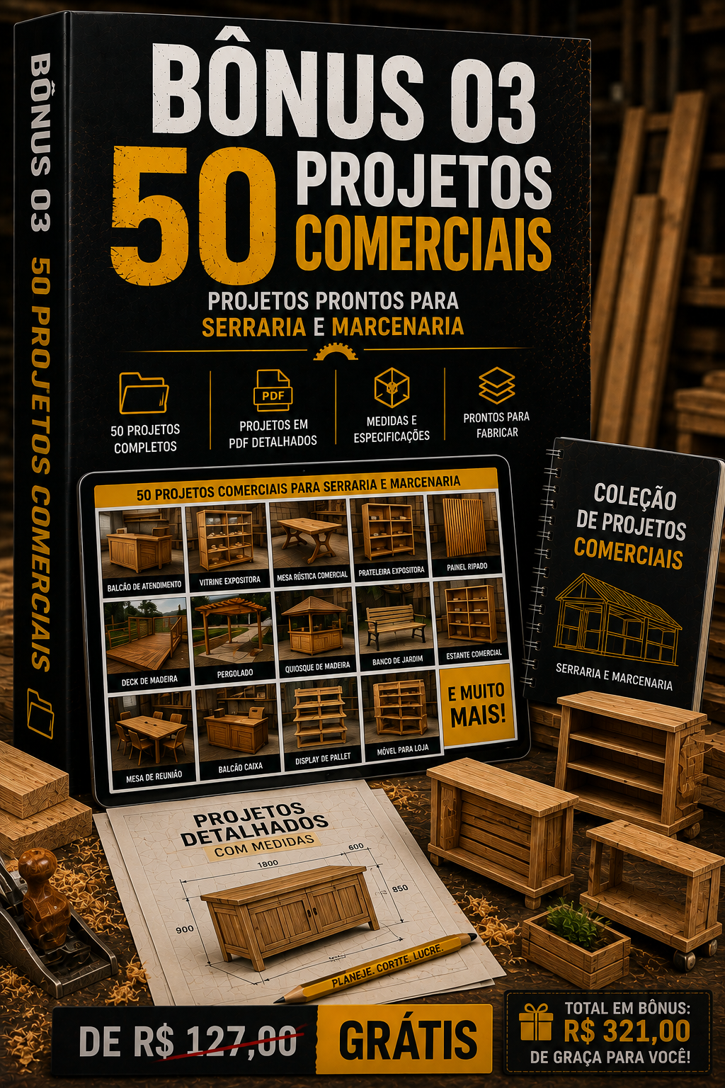 50 Projetos Comerciais para Cidades Pequenas